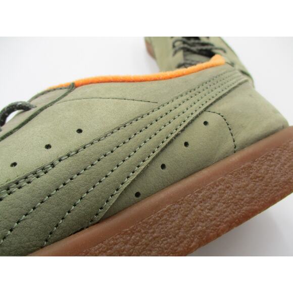 Puma Clyde Shoes Mens Size 10.5 Green Suede Gum Sole Low Top Casual Sneakers 1R9 main image 9